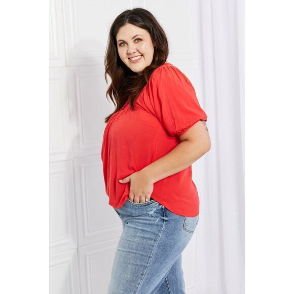 Culture Code Full Size Fresh From The Garden Button Yoke Top - Picture 8 of 11